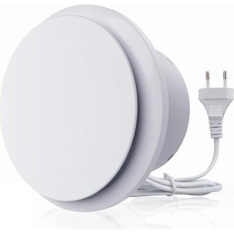 100mm Extracteur d'air 130m³/h 15W, Fonctionnement silencieux Ventilateur d'extraction à fort débit d'air, Économe en énergie, Pour Salle de Bain, Cuisine,toilettes, Serres,Tentes (4 inch) (1/4)