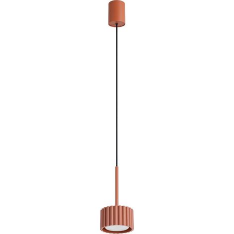 Lampes suspendues AURA aluminium ocre rouge 1xGx53 Sollux (1/2)