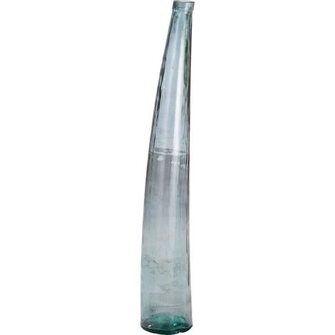 Vase en Verre recyclé Fabrication européenne Hauteur : 120 cm Ø 20 cm (1/2)