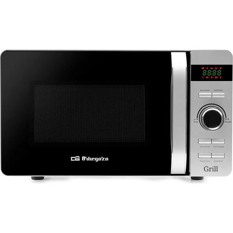 ORBEGOZO MIG 2052 NEGRO Y PLATEADO / MICROONDAS CON GRILL DE 700W (1/2)