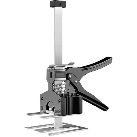 Cric à outils à main robuste - Pour panneau de porte de maison, céramique, placard- Dimensions : 10,5 x 9,6 x 29 cm