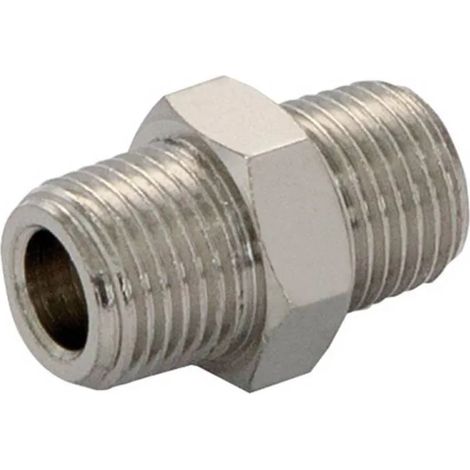 Conector doble imi norgren 150201818 niquelado 18 bar