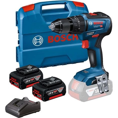 Bosch GSB 18V-55 Professional Combi Drill 18V 2 x 5.0Ah Li-ion (1/5)