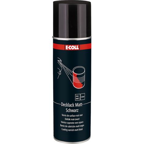 E-COLL Decklack 400ml mattschwarz (1/3)