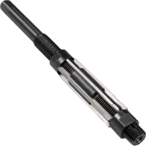 Adjustable Hand Reamer 19-21mm H8 High Speed Steel 6 Flutes Straight Milling Tool (1/4)