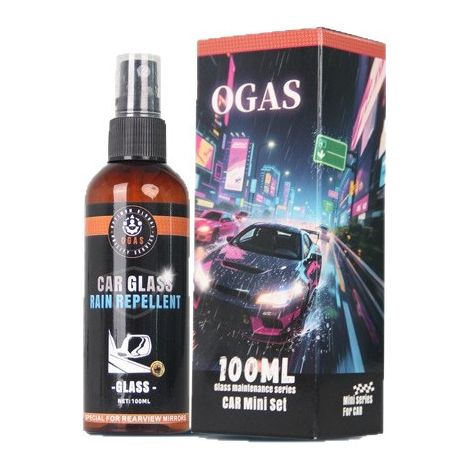 OGAS Traitement déperlant pour rétroviseurs, spray imperméabilisant pour carrosserie, traitement déperlant longue durée pour pare-brise