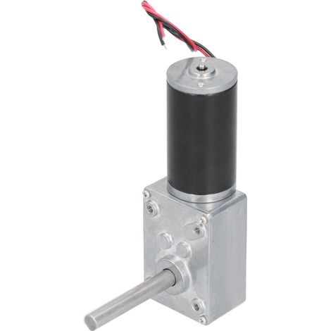 Moteur à engrenage à vis sans fin DC, Mini réduction de vitesse autobloquant, boîte électrique, réducteur, moteur DC12V 27 tr/min