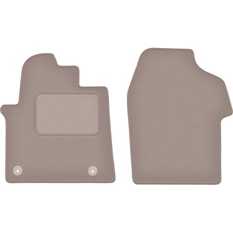 Alfombrillas de terciopelo para furgoneta Fiat Talento (2016-) beige (1/5)