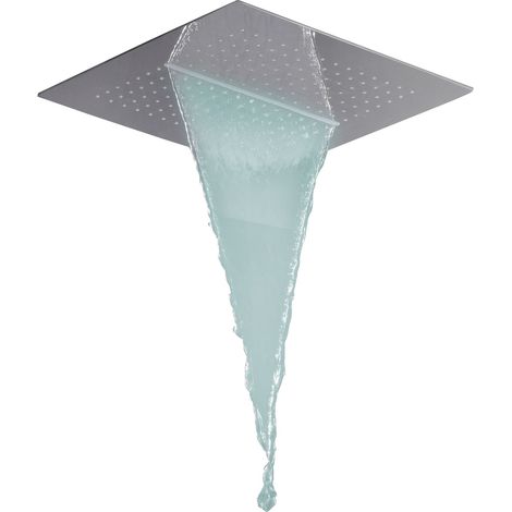 Imex - Rociador Techo con 2 Salidas con Premarco 40X40cm Cromado