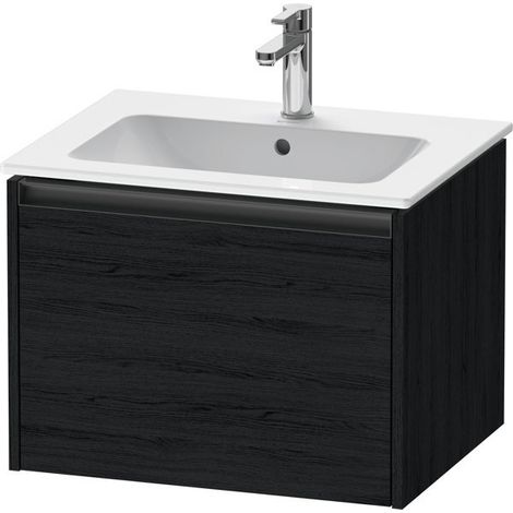 Duravit Ketho.2 Waschtischunterbau wandhängend, 1 Auszug, (1/2)