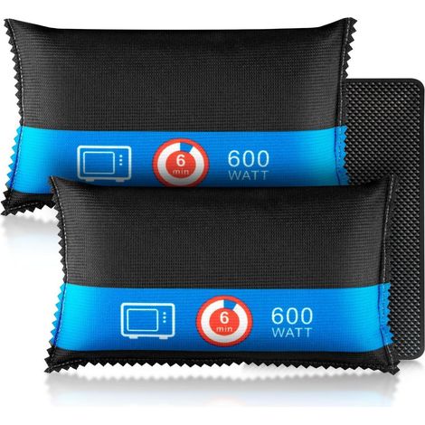 2x400g Absorbeurs d'humidité réutilisables avec indicateur pour voiture et intérieur (1/5)