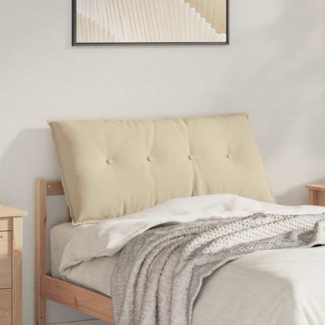 Rückenkissen Creme 100 x 50 cm Mikrofaserstoff