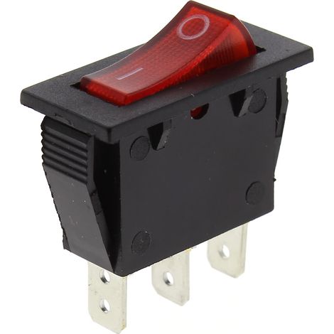 Tefal – Interrupteur 3 cosses rouge – Compatible centrales vapeur – Remplacement efficace pour divers appareils – Type 4052045 (1/3)