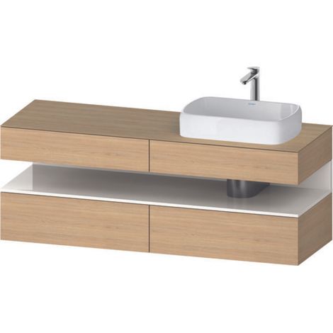 Duravit Collection One Meuble sous-vasque sur console, 2 tiroirs,