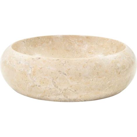 Maison Exclusive - Lavabo 40 x 12 cm Marbre Crème (1/5)