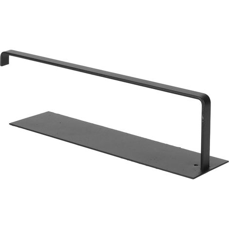 Porte-essuie-tout adhésif pour cuisine et salle de bain, support papier toilette mural, noir mat