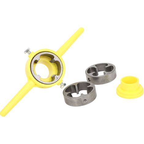 Ensemble de Filletage PVC Outil Manuel pour Tuyauterie avec Filières NPT (1/5)