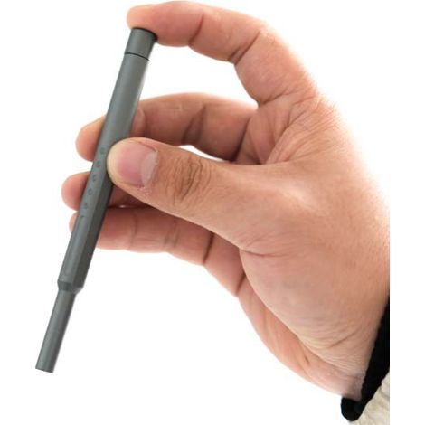 Mini-tournevis électrique, set de tournevis de précision avec 45 embouts magnétiques,convient pour téléphone portable/caméra/ordinateur portable(gris) (1/4)