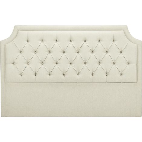 Testata trapuntata 170 cm Tessuto Beige - JOHENE (1/5)