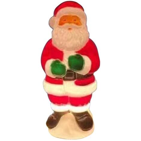 Lumières extérieures de Noël en forme de père Noël – 30 x 16 cm – Imperméabilité IP44 – Décoration pour cour et patio (1/5)