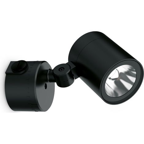 Ideal Lux Lampada da Parete O-Zone 1 luce LED integrato IP66 nero metallo