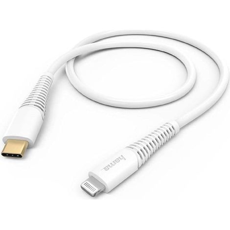 Hama Lade- und Datenkabel USB-C kompatibel mit iPhone 1,5 Meter in Weiß