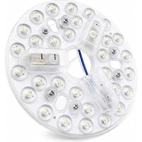 Ersatzset für 15-W-LED-Deckenventilator, 3-farbig (3000 K, 4200 K, 6500 K), 5,3-Zoll-LED-Beleuchtungsset für Wohnzimmer, Schlafzimmer, Deckenventilator (1/5)