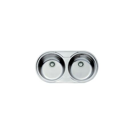 Fregadero Encastrado Acero inoxidable Rectangular 2 Senos TEKA DR