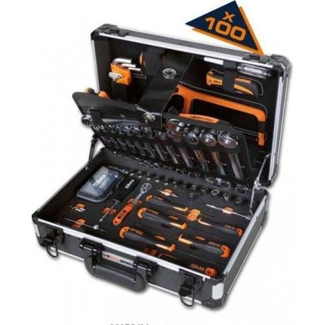 Beta 1110003684387 Kit di strumenti 100 pezzi ergonomico