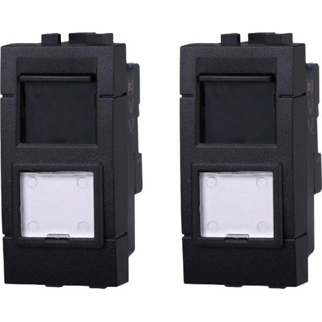 gloca 2er Set RJ45 CAT5 Datennetzwerkstecker kompatibel mit Living Series (1/4)