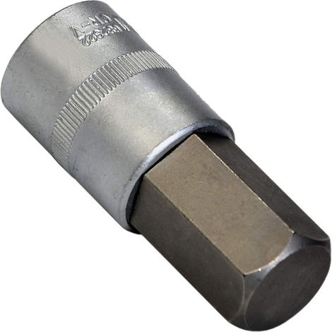 24 mm esagono incassato inserto/dado chiave per viti interne 6 angolari/inserto per cacciavite inserto 1/2" quadrato interno Cr-V acciaio