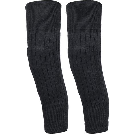 Genouillères Chaudes Hiver - Support Genou pour Sport et Gym, Protection Articulaire Taille Unique Gris Foncé (1/5)