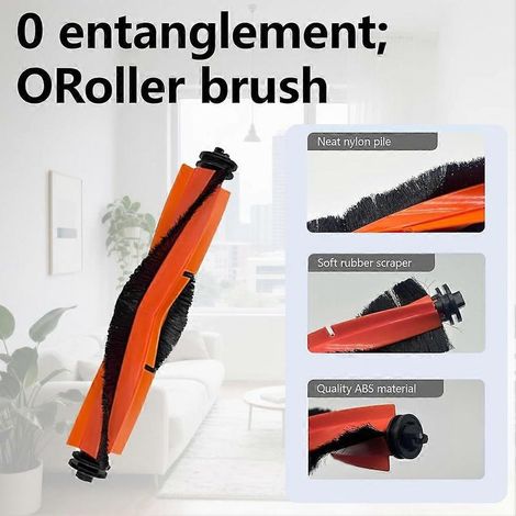 Ersatzteile für die Staubsauger Xiaomi X20 Pro und X20 Max: Hauptseitenbürste, HEPA-Filter, Reinigungstuch und Staubbeutel. (1/5)