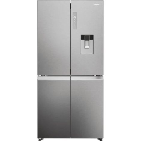 Haier – Réfrigérateur 4 portes 507L – Capacité nette réfrigérateur 319L – Congélateur bas 185L – Classe énergétique C – Éclairage LED (1/5)