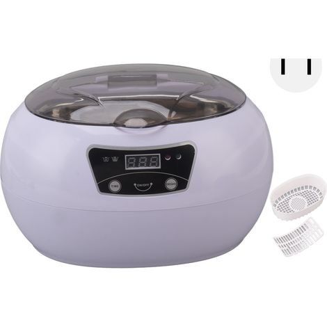 Nettoyeur à bijoux portable professionnel avec minuterie numérique, 110V prise US, pour lunettes, montres et bijoux (1/5)