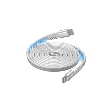 Câble téléphone portable Force Power CBL Magnet. Renforcé C MFI 1.2m 3APD60W Recycle Wh (1/3)