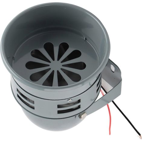 Sirena de alarma para motor de coche súper potente de 110 dB, bocina eléctrica con altavoz de 12 V. (1/3)