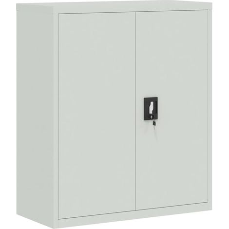 Armario archivador de acero gris claro 90x40x105 cm vidaXL