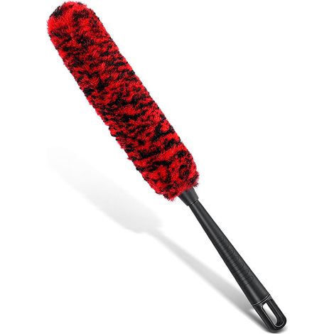 Brosse de lavage de voiture en 2 parties, brosse de nettoyage des interstices des pneus, brosse de lavage auto (1/4)