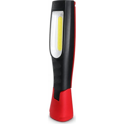 Lampada da officina LED magnetica per riparazione auto rossa (1/5)