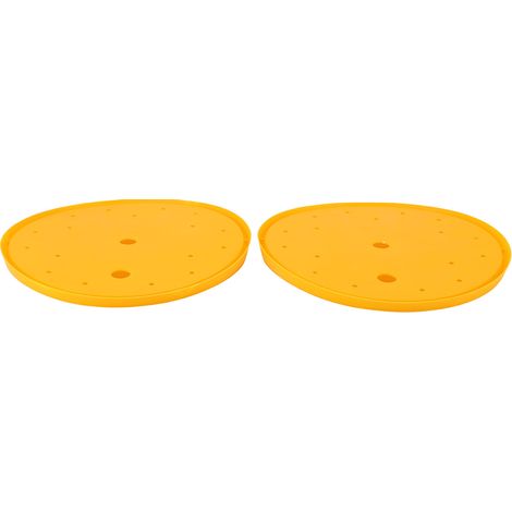 Pot de fleurs rond avec trous de drainage, utilise moins de terreau pour le jardinage intérieur et extérieur, amovible 33 cm (1/5)