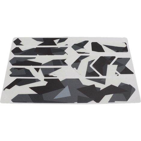 Film Protecteur pour Cadre de Vélo 3D - Adhésif Décoratif pour VTT et Vélo de Route, Design Blocs de Couleur (1/5)