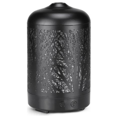 Diffuseur Huiles Essentielles 100ml Humidificateur d'air Ultrasonique Brume Fraîche Arôme Parfum Electrique avec 7-Couleurs Changeantes Arrêt Automatique pour Chambre/Salon/Spa/Yoga/Massage (1/5)