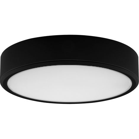 Plafoniera LED Rabalux Lauri Ø21,5 nera 22W CCT variabile (1/3)