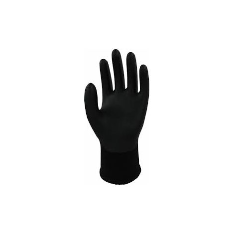 GUANTI NITRILE MONOUSO 'BLACKFIT' gr 3,5 - tg. M - AJSIA (1/4)