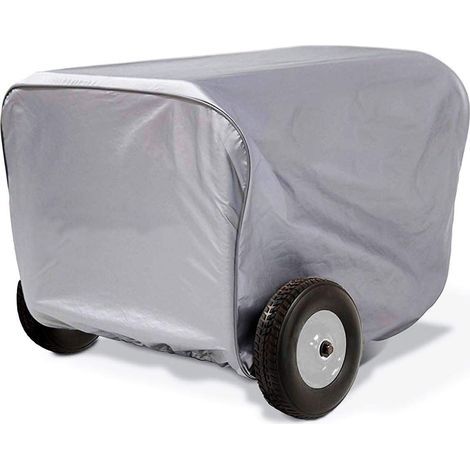 Housse de protection étanche argentée/noire pour générateur portable (1/4)