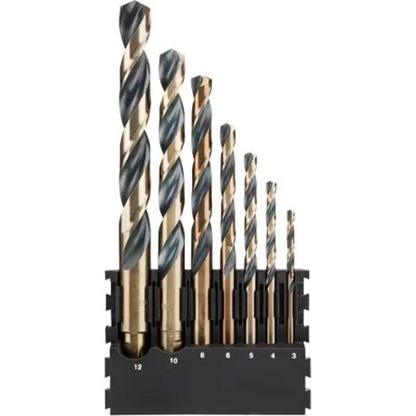 Dewalt DT70829-QZ DT20620 Black & Gold HSS Drill Set 7 Piece DEWDT70829QZ