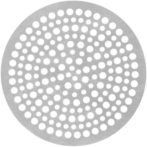 Filtre de Vidange de Sol en Acier Inoxydable, Maille de Vidange Ronde en Acier, Filtre de Douche, Pièce de Maille Anti-Blocage (82mm)