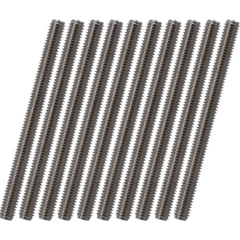 Verschleißfeste Gewindestange M4 aus Edelstahl 304, langlebige, hochharte Stange, Gewindebolzen 4808-0004-0050, Serie 4808, Edelstahl, Hochleistungsbefestigungselemente (1/5)