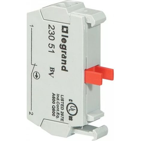 Legrand 023051 Non-luminous head Osmoz spring block NF